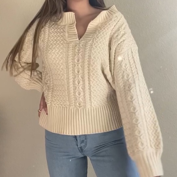 lalavon Sweaters - Cable knit sweater
